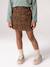 Jupe fille camel+marine+mauve 6 - vertbaudet enfant 