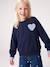 Sweat fille marine+vert de gris 2 - vertbaudet enfant 