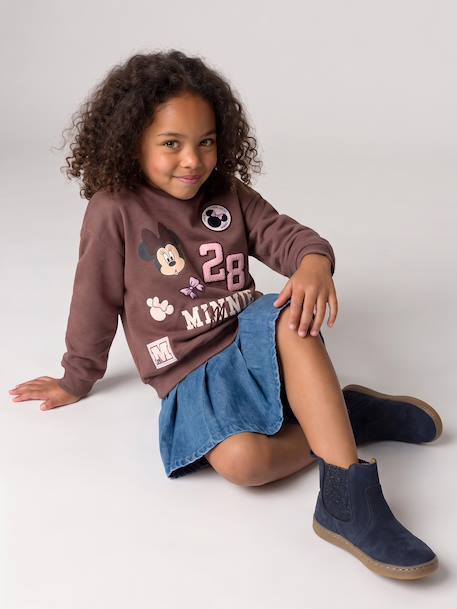 Sweat Minnie enfant fille chocolat 6 - vertbaudet enfant 