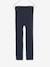 Legging collant fille maille polaire bleu+gris chiné+gris perle+mauve+noir 4 - vertbaudet enfant 