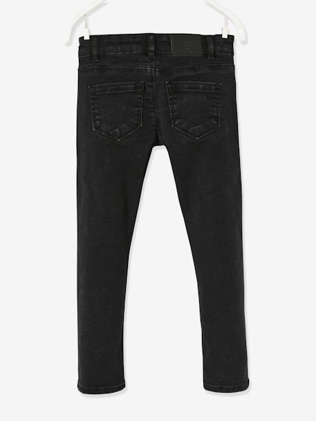 Jean slim MorphologiK fille tour de hanches LARGE denim black 5 - vertbaudet enfant 