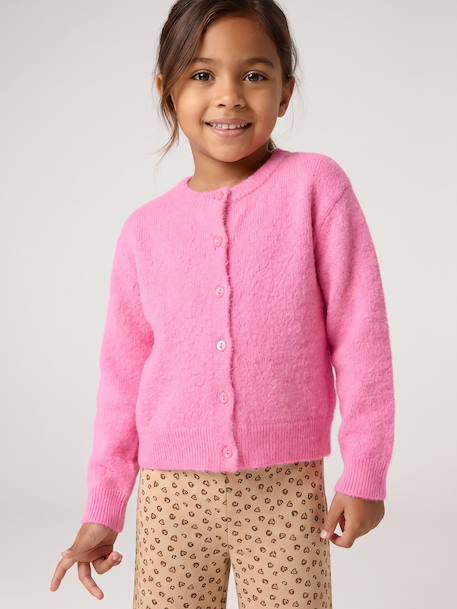 Gilet fille manches longues bleu+bordeaux+rose 10 - vertbaudet enfant 
