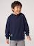 Sweat à capuche garçon marine+rouge chiné 3 - vertbaudet enfant 