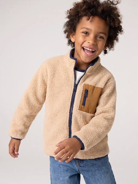 Parka 3 en 1 garçon amovible bleu ardoise+noix de pécan 18 - vertbaudet enfant 
