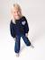 Sweat fille marine+vert de gris 8 - vertbaudet enfant 