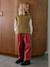Pantalon velours balloon fille vieux rose 2 - vertbaudet enfant 