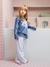 Lot de 2 pyjamas fille bleu ardoise 2 - vertbaudet enfant 