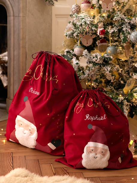 Sac à jouets personnalisable Père Noël rouge 6 - vertbaudet enfant 