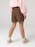 Short en velours forme paperbag fille bleu canard+camel+cannelle+chocolat+gris+mauve 10 - vertbaudet enfant 