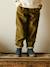 Pantalon large garçon cappuccino+lichen 11 - vertbaudet enfant 