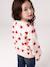Sweat fille col rond écru+ivoire+rose pâle+taupe 14 - vertbaudet enfant 