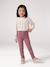 Pantalon slim fille encre+mauve 11 - vertbaudet enfant 