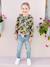 Blouse imprimée fleurs fille vert d'eau 9 - vertbaudet enfant 