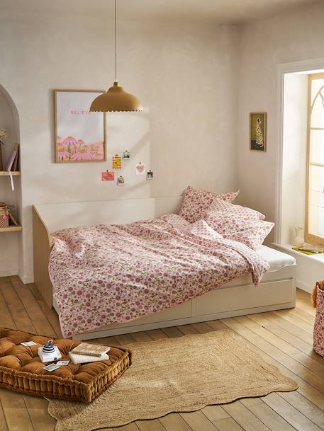 Lit gigogne 80x200cm avec rangement YEL blanc 2 - vertbaudet enfant 