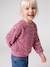 Sweat fille à sequins mauve+turquoise 1 - vertbaudet enfant 