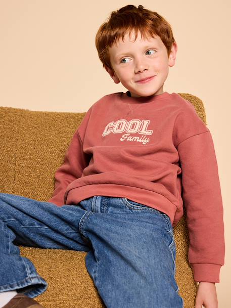 Sweat de noël enfant capsule famille terracotta 9 - vertbaudet enfant 