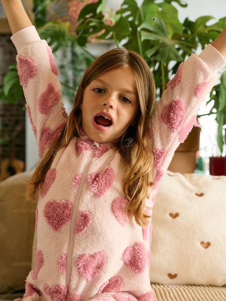 Combinaison pyjama fille rose bonbon 6 - vertbaudet enfant 
