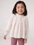 Blouse fille manches smockées ivoire+vanille+vert sauge 5 - vertbaudet enfant 
