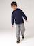 Sweat à capuche garçon marine+rouge chiné 8 - vertbaudet enfant 