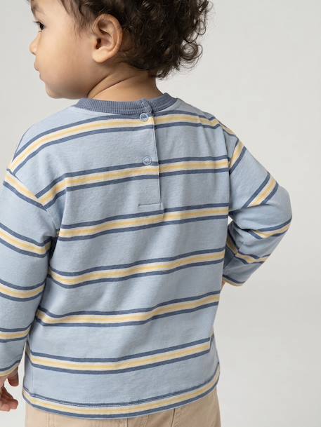 T-shirt manches longues bébé garçon bleu ciel 7 - vertbaudet enfant 