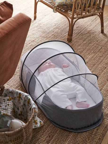 Couffin de voyage pliant gris chiné 9 - vertbaudet enfant 