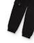 Pantalon pour garçon en molleton avec poche cargo et poignets côtelés Noir 5 - vertbaudet enfant 