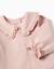 Body en coton à manches longues avec volants Blanc+Rose clair 7 - vertbaudet enfant 