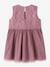 Robe bébé sans manches en tulle avec broderie name it écru+mauve 5 - vertbaudet enfant 