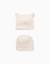 Lot de 2 bonnets uni/à rayures Beige 1 - vertbaudet enfant 
