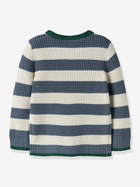 Pull rayé garçon name it bleu grisé 2 - vertbaudet enfant 