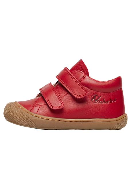 Chaussures premiers pas en cuir cocoon vl Bleu-bleu ciel+Caramel-+Jaune-+Rouge-marron-rouge foncé+Vert clair- 19 - vertbaudet enfant 