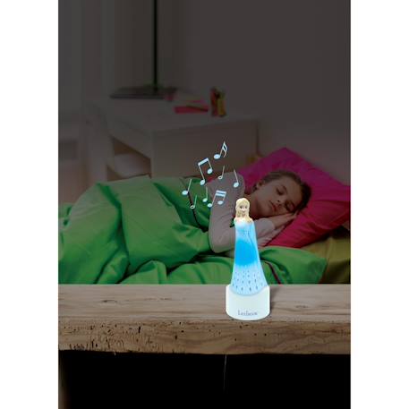 Enceinte bluetooth veilleuse la reine des neiges Blanc 3 - vertbaudet enfant 