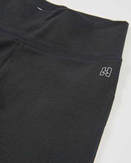 Pantalon en maille évasé taille haute pour fille Noir 3 - vertbaudet enfant 