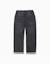 Pantalon de jogging en jean avec cordon de serrage et 5 poches Bleu foncé+Gris foncé 6 - vertbaudet enfant 