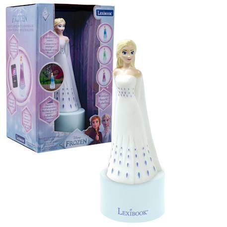 Enceinte bluetooth veilleuse la reine des neiges Blanc 1 - vertbaudet enfant 