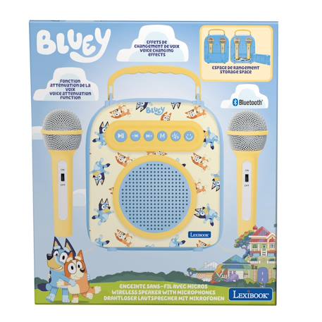Enceinte bluetooth avec micros bluey Jaune 5 - vertbaudet enfant 