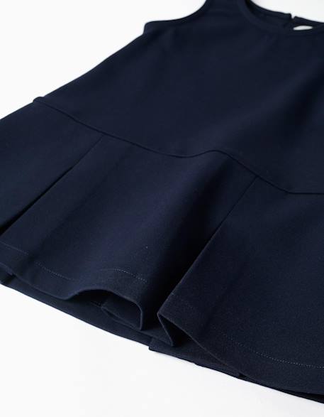 Robe sans manches en ponte de roma Bleu foncé 3 - vertbaudet enfant 