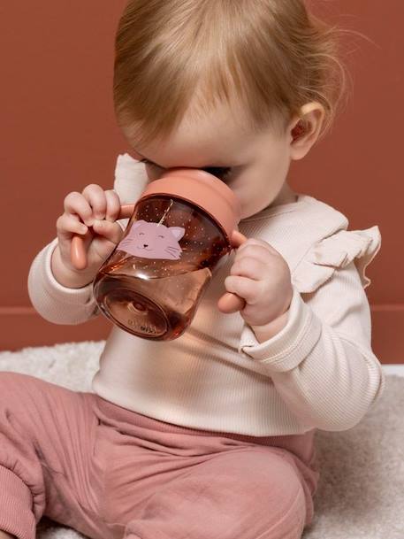 Tasse d'apprentissage Mr. Lion jaune+orange+rose pâle+vert 11 - vertbaudet enfant 