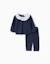 Ensemble pull et pantalon en maille Bleu foncé 2 - vertbaudet enfant 