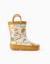 Bottes de pluie avec anses et imprimé Jaune 1 - vertbaudet enfant 