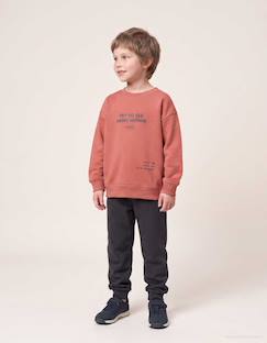 -Ensemble de jogging en coton peigné avec imprimé