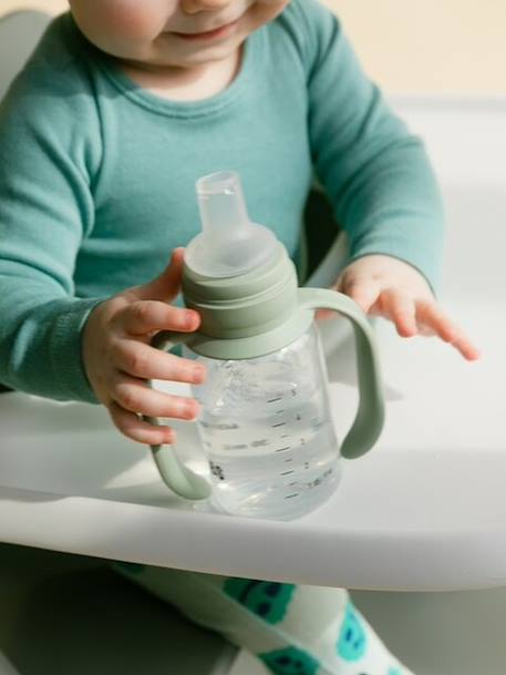 Biberon tasse d'apprentissage 150 ml écru+vert sauge 7 - vertbaudet enfant 