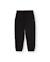 Pantalon sportif pour garçon en molleton avec cordon et poignets élastiques Noir 1 - vertbaudet enfant 