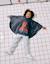 Poncho de pluie à capuche avec imprimés spider-man Bleu foncé 1 - vertbaudet enfant 