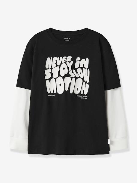 Garçon-T-shirt manches longues garçon effet superposé name it