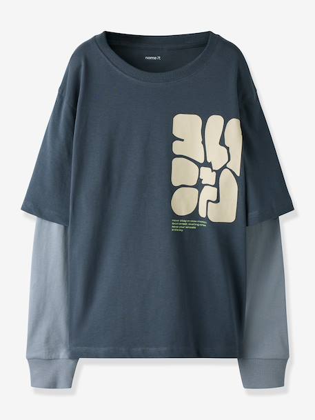 Garçon-T-shirt manches longues garçon effet superposé name it