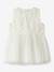 Robe bébé sans manches en tulle avec broderie name it écru+mauve 2 - vertbaudet enfant 