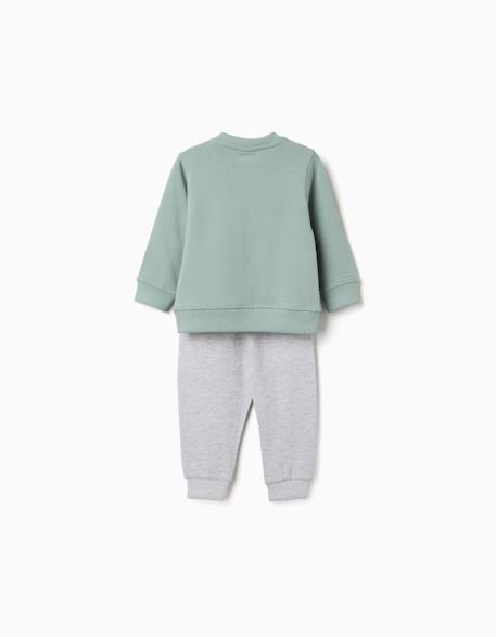 Ensemble de jogging avec lettres imprimées Vert 2 - vertbaudet enfant 