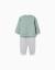 Ensemble de jogging avec lettres imprimées Vert 2 - vertbaudet enfant 