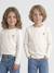 T-shirt manches longues blanc 2 - vertbaudet enfant 